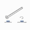 QUARKZMAN 10Set M4x40mm Perno Posizionamento Cilindrico Elastico Albero Acciaio Inossidabile