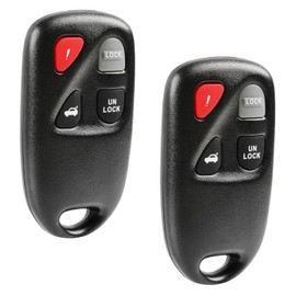 Car Key Fob Keyless Entry Remote fits Mazda 6 2003 2004 2005 (KPU41805, 41805, 4238A-12076), Set of 2