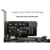 Valuegist Dual M.2 PCIE Adapter for SATA or PCIE NVMe