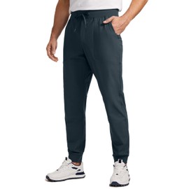 CRZ YOGA All Day Comfy Golf Joggers Pants for Men 30'' Quick Dry Lightweight Stretch Work Casual Joggers with Pockets True Navy X-Large