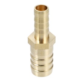 A ABSOPRO Hose Nozzle 16 mm x 10 mm Brass Hose Connector Straight Barb Connector Air Gas Water Fuel