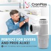 CranPlas | 40mm Sink Trap | Effortless Installation | Universal