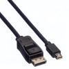 VALUE DisplayPort Kabel, DP ST - Mini DP ST, schwarz,
