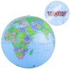 NUOBESTY Inflatable Globe PVC World Globe Inflatable Earth Beach Ball