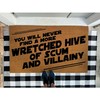 Doormat Wretched Hive of Scum and Villainy Funny Doormat Sci