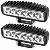 18W LED Work Lights for Road Lighting – 2-Piece 12V