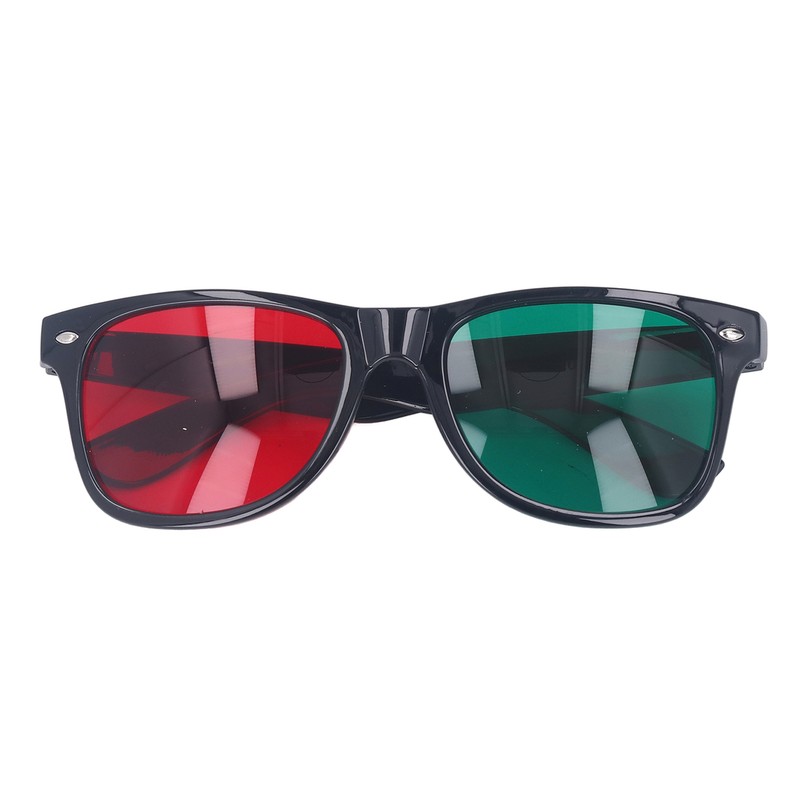 Red Green Disinhibit Training Cards with Glasses Alleviate Inhibition Letter