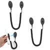 Magnetic Remote Leash Control Holder with Security Cable, Retractable Tidy