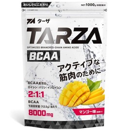 TARZA Tarza BCAA 8000mg amino acid citric acid powder mango flavor 1kg, 1 piece, 1g / TARZA 타자 BCAA 8000mg 아미노산 구연산 파우더 망고 맛 1kg, 1개, 1g
