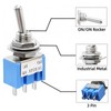 EGSCST 12PCS Mini Toggle Switch SPST 6A 125V Miniature ON/ON