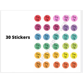 Homemade Day Off Planner Stickers #07(2) / Planner Stickers  / Journal Stickers /