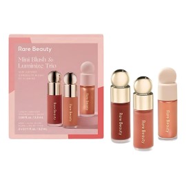 Rare Beauty By Selena Gomez Mini Blush & Luminize Trio Tono Del Maquillaje Beloved, Virtue & Enliven
