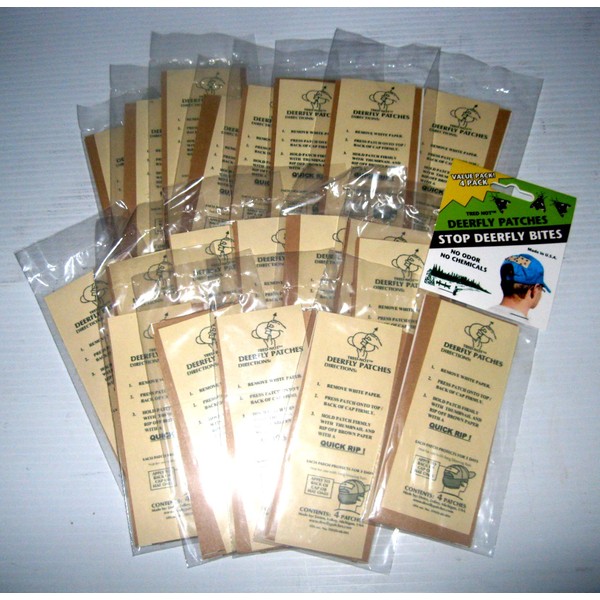 80 / Pk Deerfly Patches / TredNot Deer Fly Patch "Repellent"