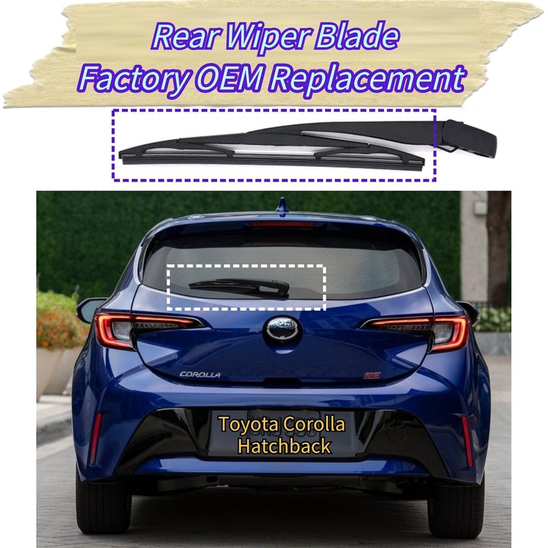 Rear Wiper Blade for Toyota Corolla Hatchback 2019-2025 2024 2023
