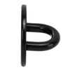 5Pcs Eye Plate Thickened Black Stainless Steel Enhanced Load Bearing