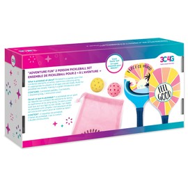 3C4G: Adventure Fun: 2 Person Pickleball Set - Play Pickleball Anywhere Your Heart Desires, Drawstring Dag Included, Make It Real, Three Cheers For Girls, Tween & Girls, Kids Ages 8+