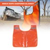 Lrtzizy Plus+ Strong PVC Winch Rope Damper Blanket with Pocket