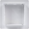 Vent Systems 4 x 4 Inch (Cut-Out) White ABS Plastic