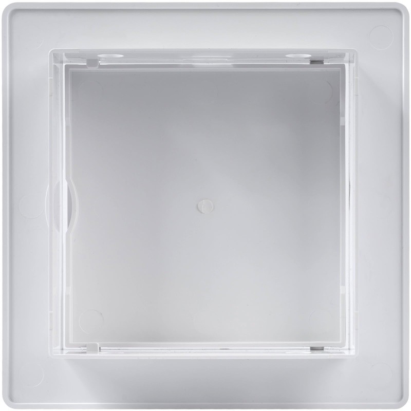 Vent Systems 4 x 4 Inch (Cut-Out) White ABS Plastic