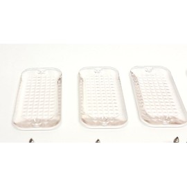 BROCK'S VISOR PARTS (5) New Fits Lund Lunar Cab Moon Sun Visor Replacement Light Lens Lenses (Clear)