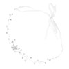 IWOWHERO Elegant Pearl Rhinestone Headband for Women Bridal Headdress for