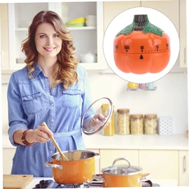 Alipis 2pcs Pumpkin Design Mechanical Timer Digital Kitchen Timer Cooking Reminder