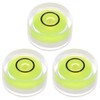 sourcing map 3pcs Round Bubble Level 12x6mm Mini Circular Bullseye