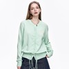 ELFSACK Womens Button-Down Cardigans Stretchy Knit Sweaters Top Drawstring Elastcis