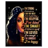 Empowered Black women African American Wall Art - Inspirational Motivational