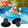 Tinoaly 4pcs Pool Plugs for Above Ground Pool, Rubber Pump