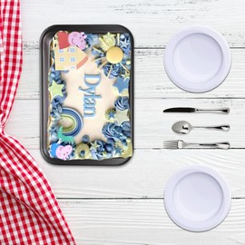 CURIOSIDADES NICKTE Charola Antiadherente Para Hornear Pastel O Bandeja Para Hornear Rectangular especial Para horno - Baking Tray "No se pegan los Alimentos" (30X20CM)