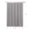 AmazerBath Grey Shower Curtain, Waffle Shower Curtain Gray, Premium Fabric