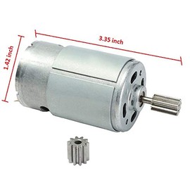 2 Pcs 550 40000RPM Electric Motor High Speed RS550 12V Motor Gearbox Accessories for Power Wheels Children Ride On Car Replacement Parts