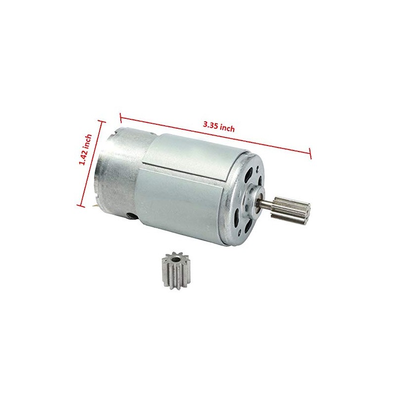 2 Pcs 550 40000RPM Electric Motor High Speed RS550 12V
