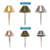 PandaHall 120pcs Bottom Stud Bag Feet 4 Colors Cone Studs