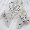 3 Pieces Christian Brooch Pins, Jesus Enamel Pin for Clothes