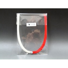 Red White 水引 (Red 水引) Pack of 5 with 45 cm, Pack of 10 