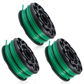 DF-080 DF-080-BKP Replacement Spool Dual Line Edger 30ft 0.080" Compatible with Black and Decker GH1000 GH1100 GH2000 Electric String Trimmer Lawn Edger,3-Pack