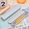 Jinhao 10 Capless Fountain Pen with Box, Orange Retractable Fine