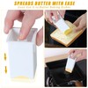 Atvkov 2 Pack Butter Spreader Corn Cob Holder, Plastic Butter