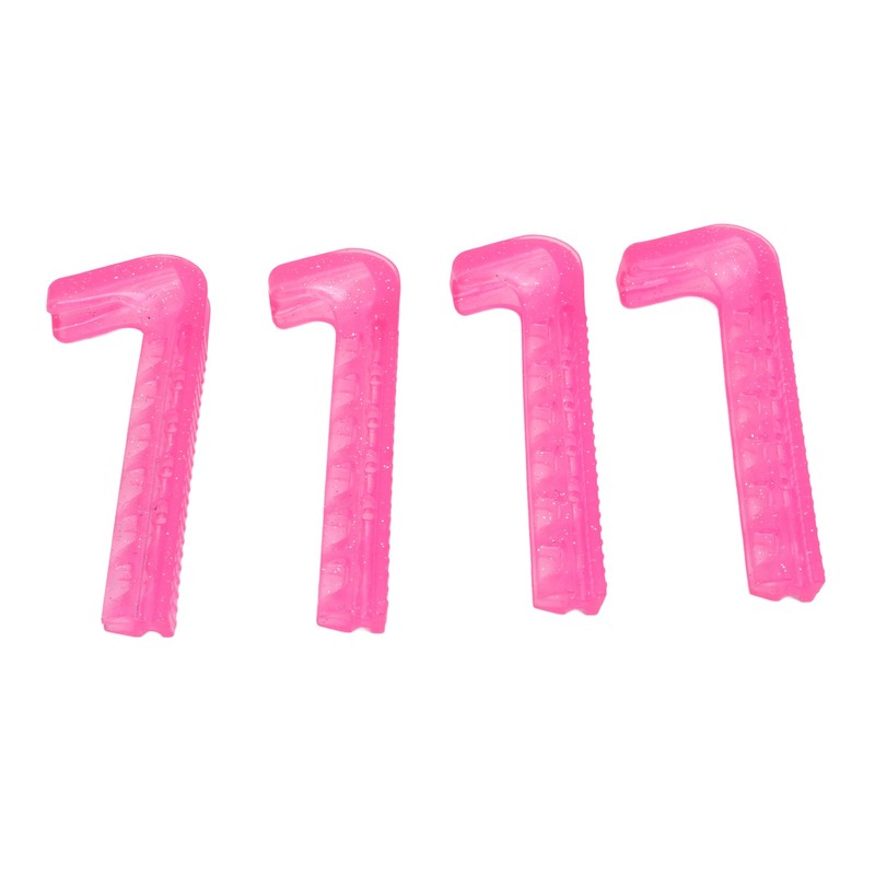 4pcs Ice Skate Guards Antiskid Soft Plastic Adjustable Hockey Skate
