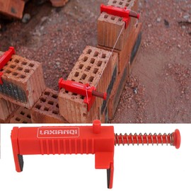 Brick Line Clips Line Runners, 2Pcs Wire Drawer Bricklaying Tool Fixer Brick Clamps Liner Brick Clamps Liner Leveling Measuring Tool, for Building Construction Engineering Access