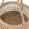 Hanging Fruit Basket Rattan 3 Tiers Multifunctional Foldable Elegant Style