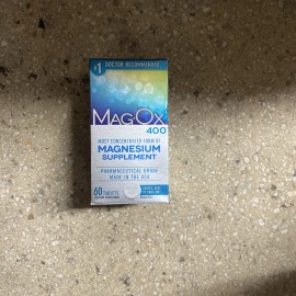 Mag-Ox MagOx 400 Magnesium Oxide Dietary Supplement 60 Tablets Exp 03/2026 New