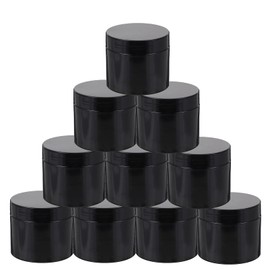 NOLITOY 10 Pcs Reusable Empty Jars Pet Travel Makeup Sample Bottles for Hair Skin Care