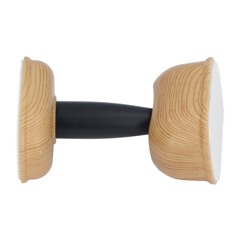 Door Stopper Non Magnetic No Drilling Windproof Wood Grain Invisible