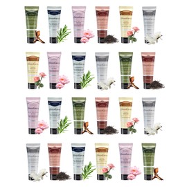 DincherBel 24 Pack Hand Cream Set - Travel Size Moisturizing Scented Hand Lotion for Dry Skin, Ideal Holiday Gift for Women