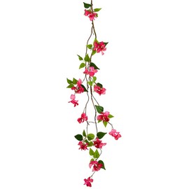 51" Hanging Bougainvillea Silk Flower Vine Stem -Cerise (Pack of 6)