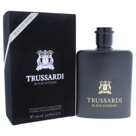 Trussardi | Black Extreme | Eau de Toilette | Spray for Men | Leather Scent | 3.4 oz