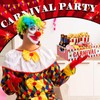 GlikCeil Carnival Party Decorations Carnival Trays for Food Wooden Circus